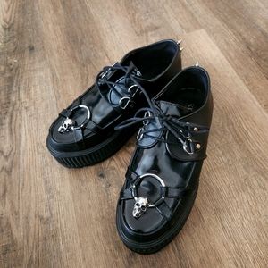 Killstar Skeleton Creepers, Size 8, Black